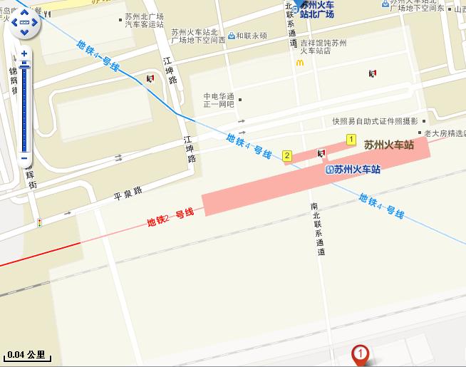 苏州火车站地铁站1号口在哪-第1张-交通-答答问