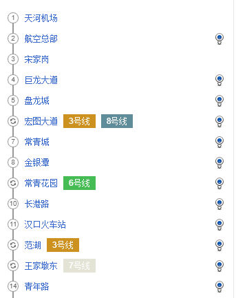 看武汉地铁2号线途经哪些站点-第1张-交通-答答问