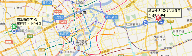 上海虹口高铁站去浦东新区唐安路588号的皇庭世际大酒店怎么坐地铁-第1张-交通-答答问