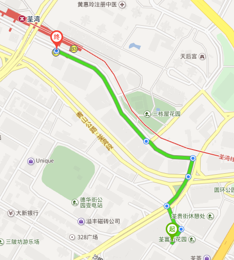 荃湾悦来酒店距离荃湾地铁站有多远-第1张-交通-答答问