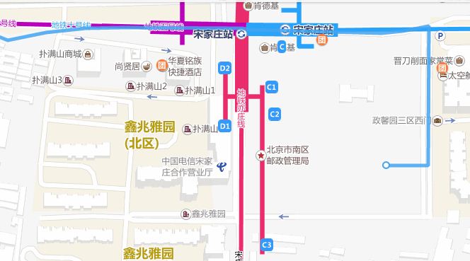 宋家庄地铁站坐576路走哪个口-第1张-交通-答答问
