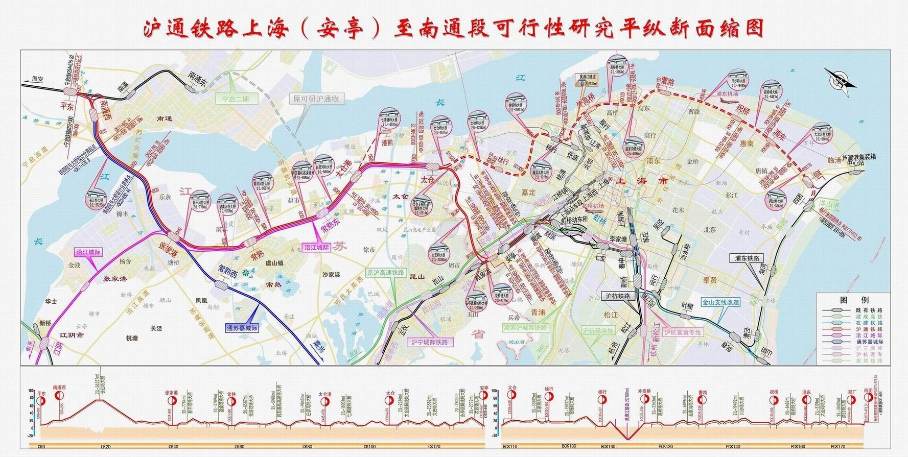 沪通铁路的线路图-第1张-交通-答答问