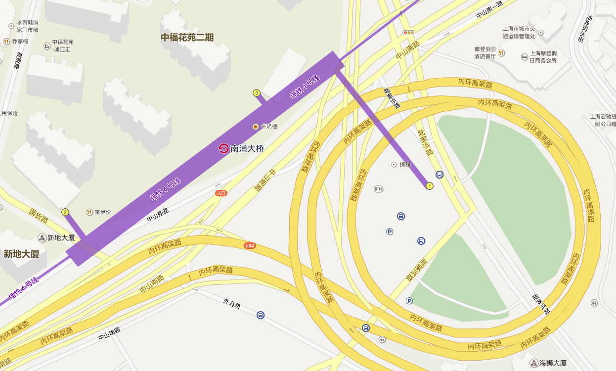 上海地铁4号线南浦大桥站具体在哪里-第1张-交通-答答问