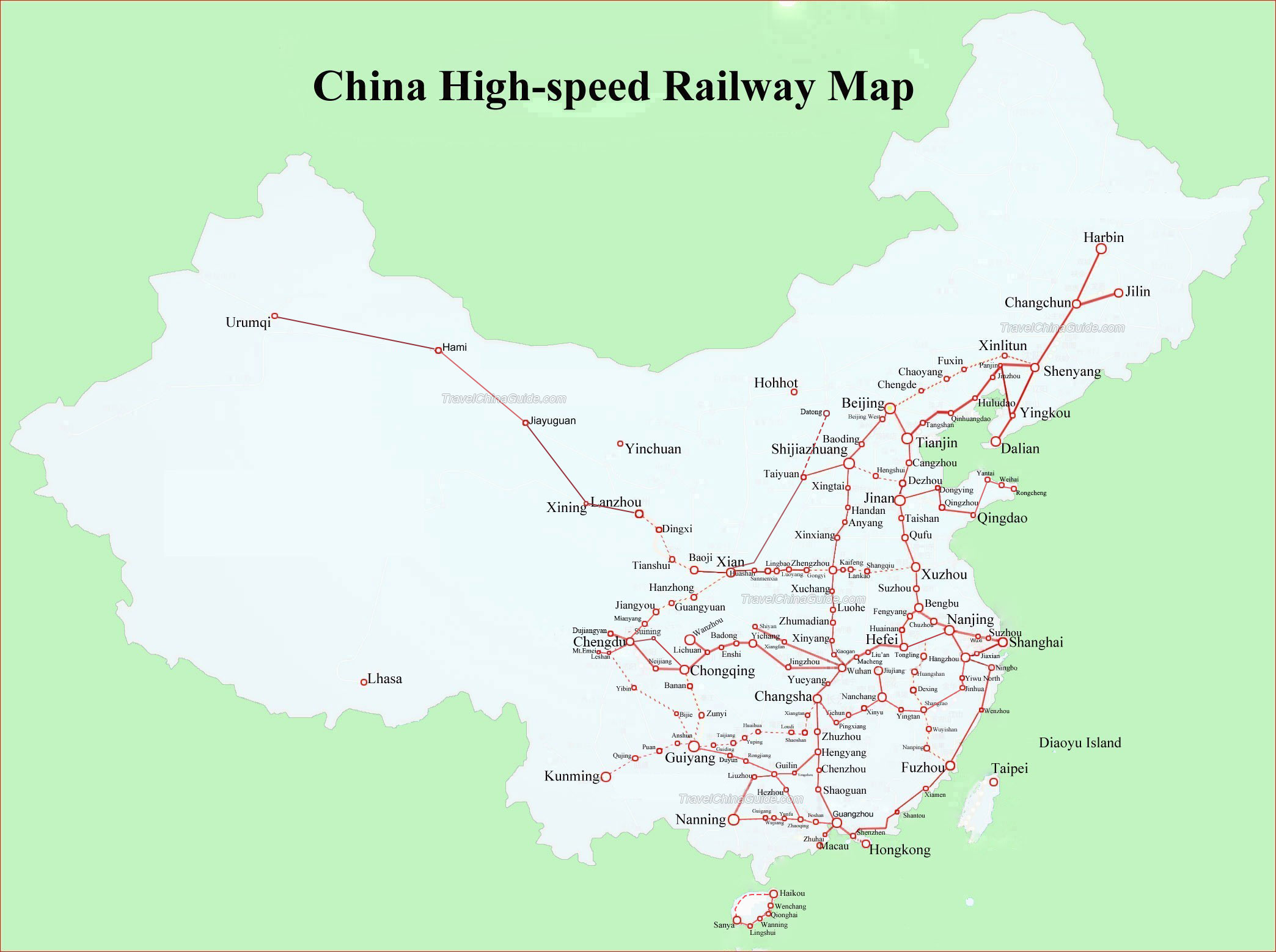 高铁地图路线图2015高清晰-第1张-交通-答答问