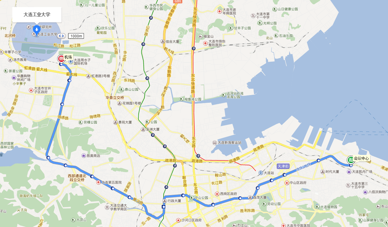大连地铁2号线哪一站距大连工业大学近-第1张-交通-答答问