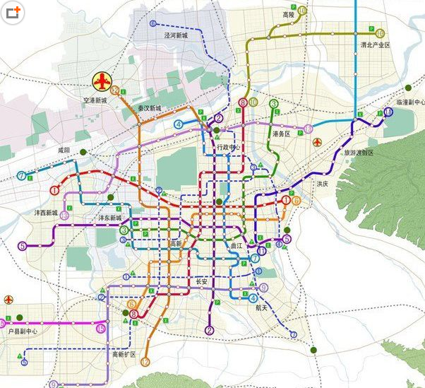 西安地铁各段具体什么时候通车-第1张-交通-答答问