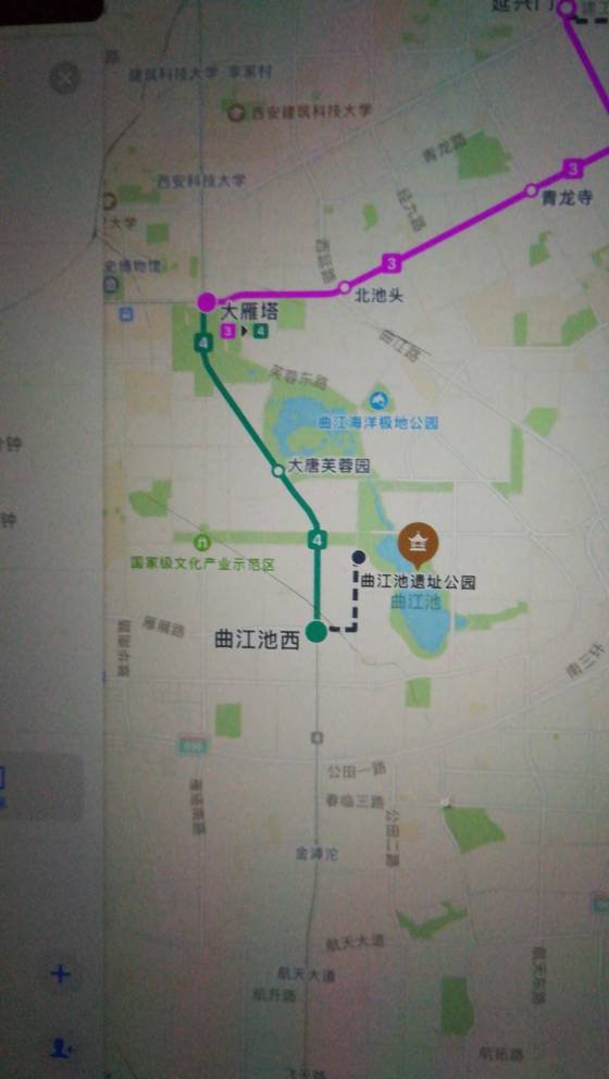 西安曲江池遗址公园地铁怎么坐-第1张-交通-答答问