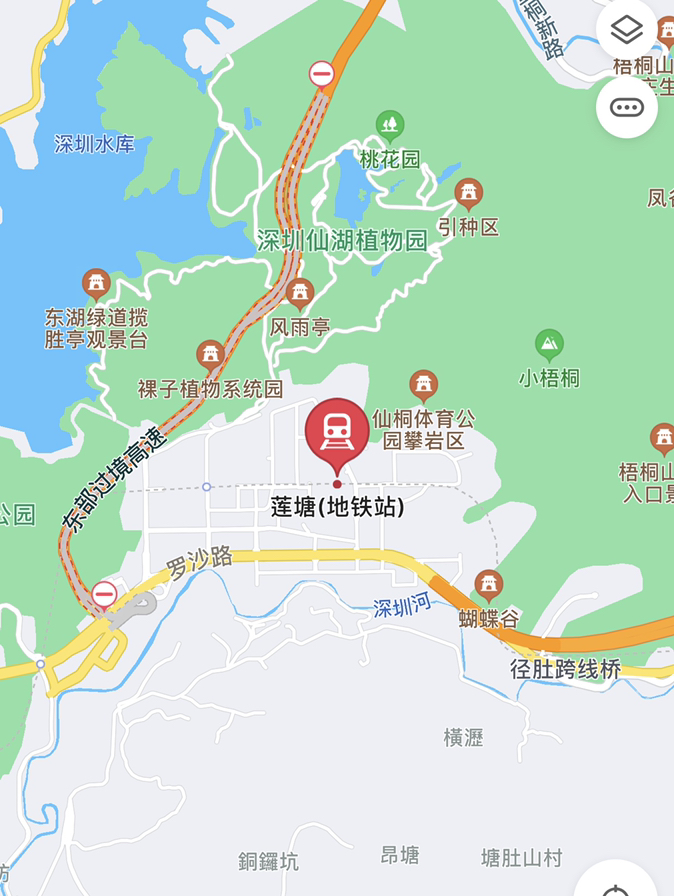 深圳地铁莲塘是几号地铁站-第1张-交通-答答问