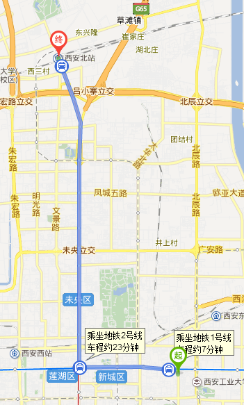 西京医院去西安北咋走-第1张-交通-答答问