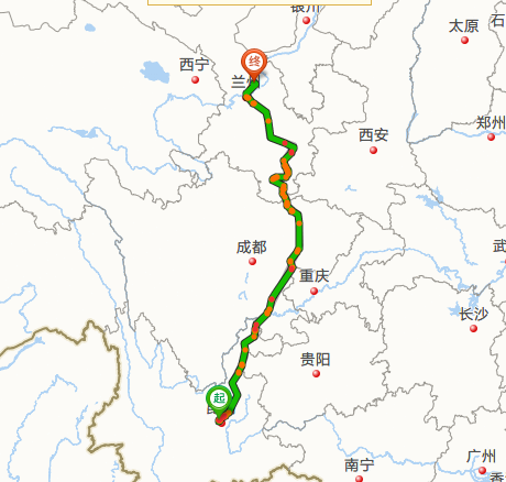 昆明到甘肃省白银市自驾游走那条线路-第1张-旅游-答答问