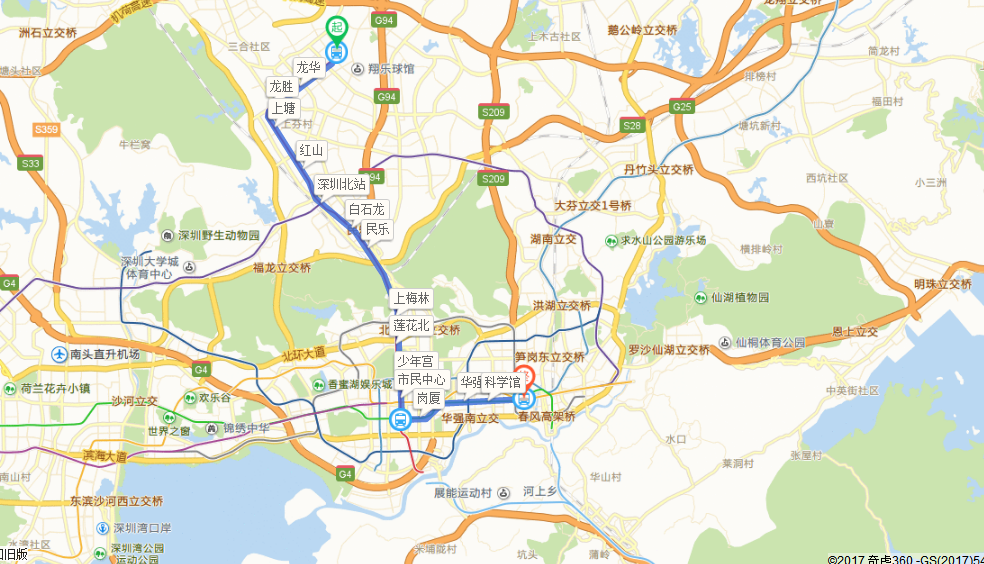 清湖地铁站到大剧院怎么走-第1张-交通-答答问