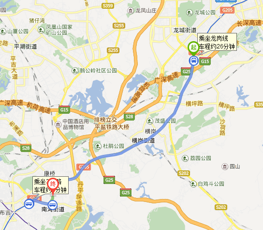 在大运地铁站怎么坐车到布吉高级中学-第1张-交通-答答问