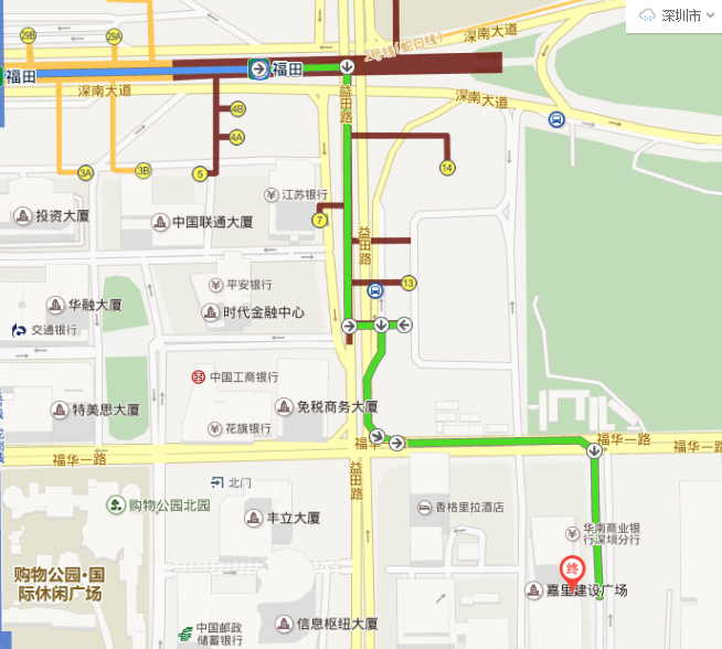 11号线地铁到福田中心区四号嘉里建设广场吗-第1张-交通-答答问