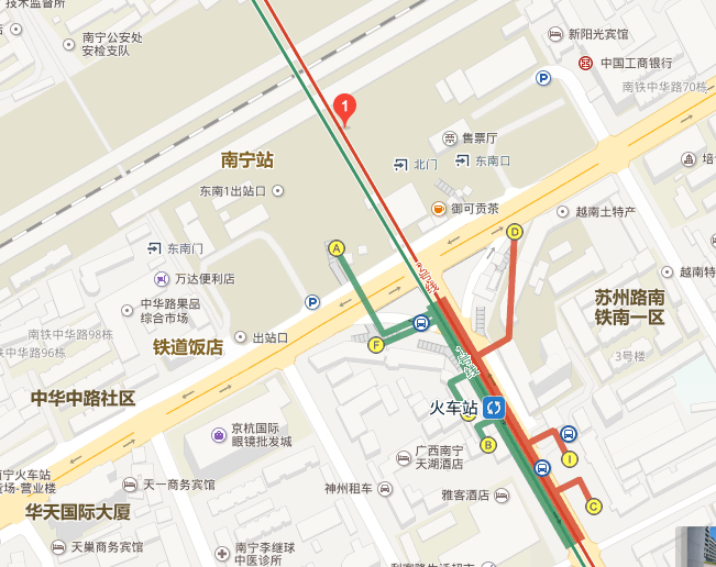 坐地铁到南宁站是走哪个出口-第1张-交通-答答问