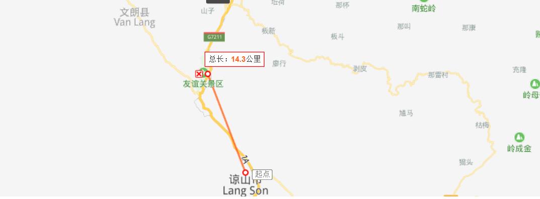 越南谅山离中越边境最近和最远距离分别是多少？-第1张-旅游-答答问