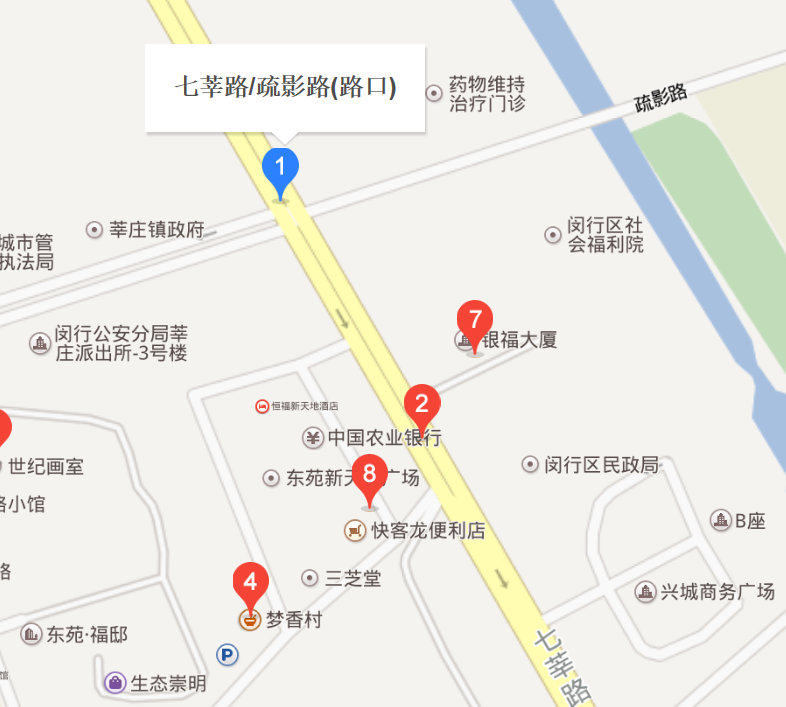 上海七莘路疏影路小区在哪-第1张-交通-答答问