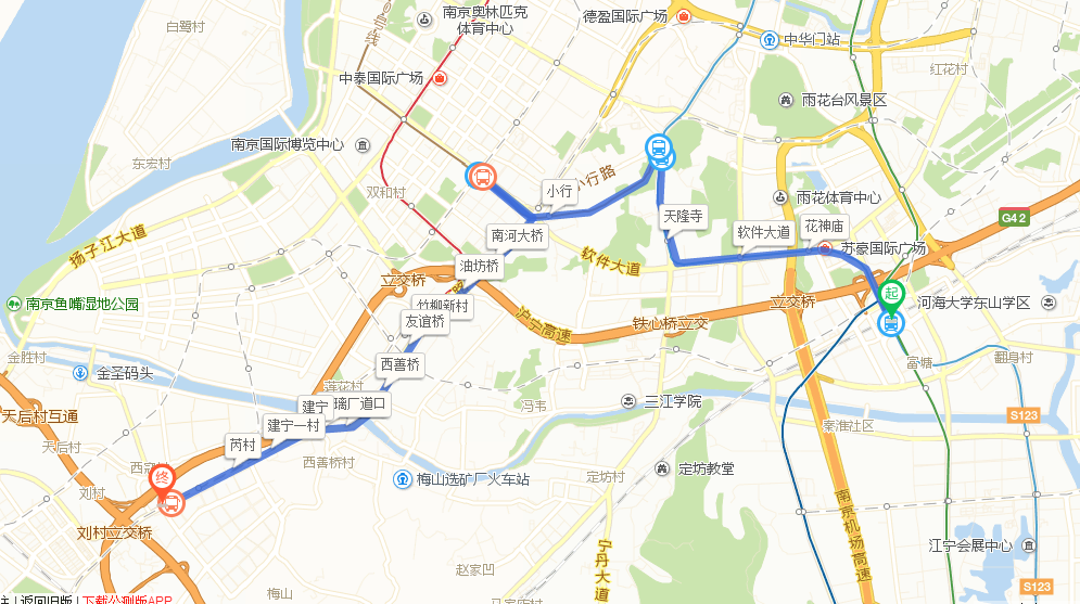 南京南站到车管所天保路考点怎么走-第1张-交通-答答问