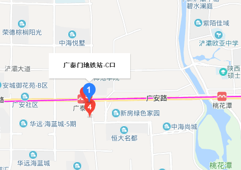 西安广泰路c在哪一号地铁上-第1张-交通-答答问