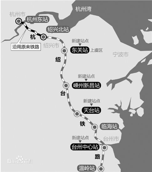 杭绍台高铁上虞段具体路线图有吗-第1张-交通-答答问