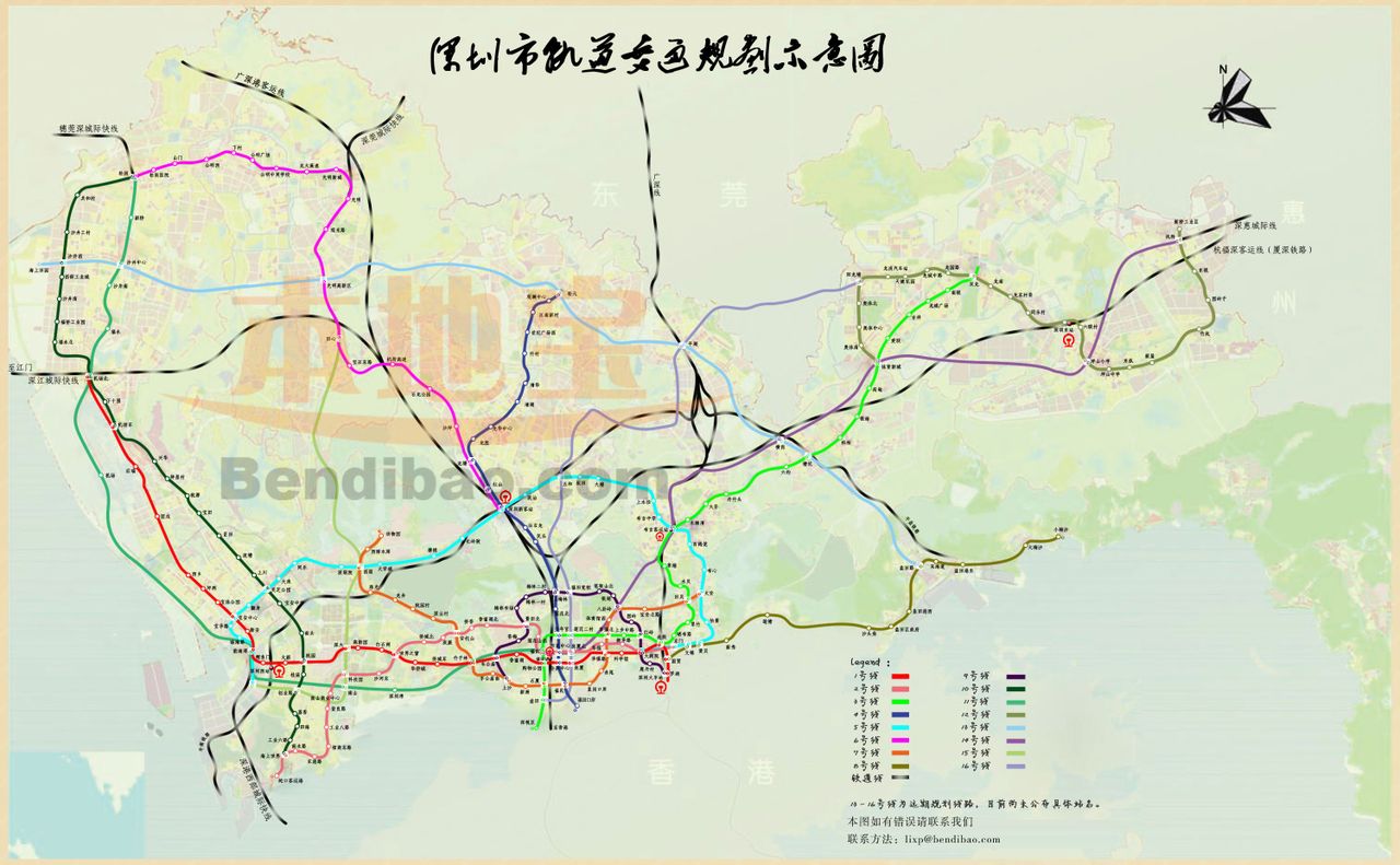 深圳现在有地铁在建设中吗计划中的有哪些地铁-第1张-交通-答答问