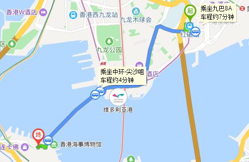 香港红磡地铁站距离中环码头有多远-第1张-交通-答答问