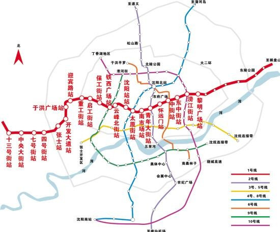 沈阳地铁一号线一共有多少站，每站的站名都是什么-第1张-交通-答答问