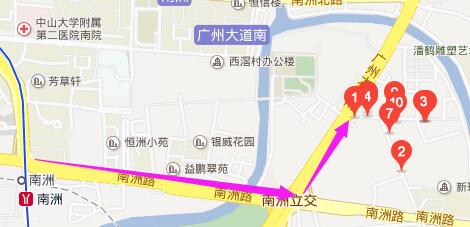 广州东站到广州珠海区广州大道南新华南鞋城的地铁线路-第1张-交通-答答问