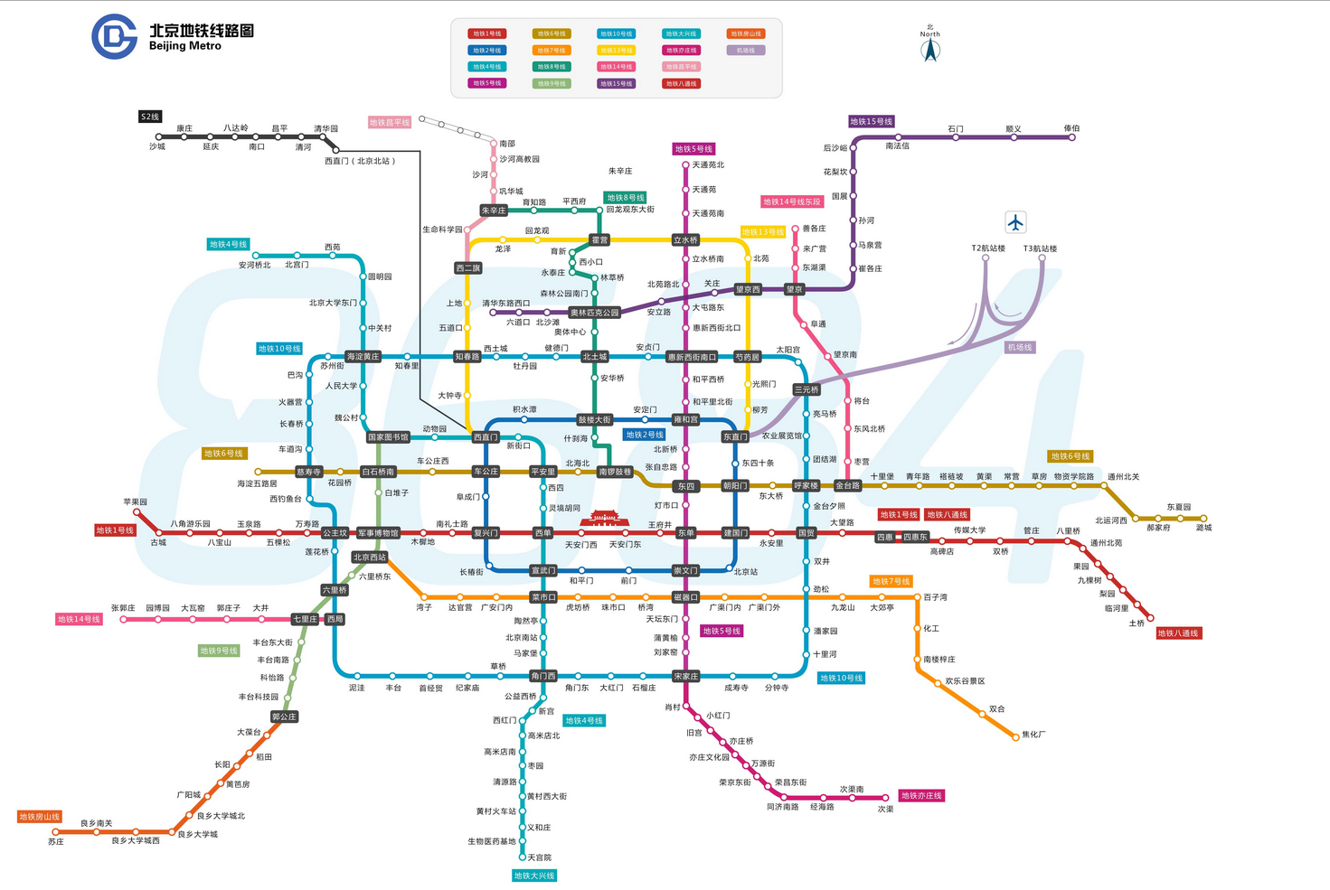 北京地铁线路图谁有高清-第1张-交通-答答问