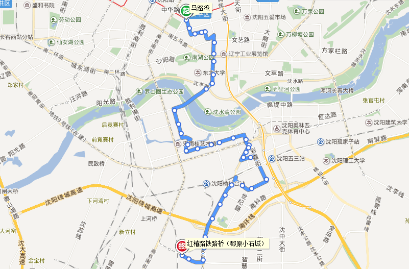 沈阳一八八公交车终点-第1张-交通-答答问