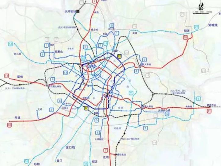 武汉地铁10号线最新线路图-第1张-交通-答答问