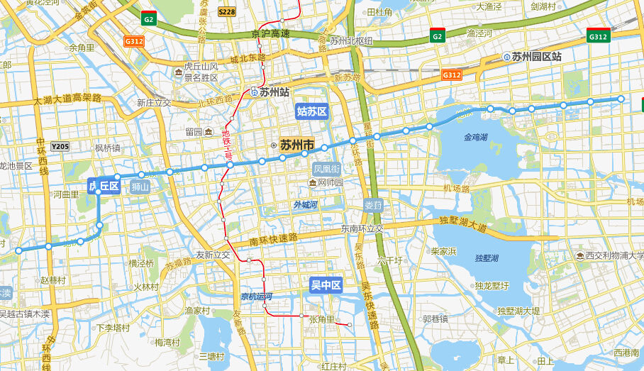 苏州市轨道交通1号线全程多少公里-第1张-交通-答答问