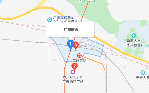 广州东南西北火车站（高铁站）分别在哪里-第1张-交通-答答问