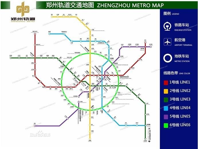 想知道: 郑州市 郑州地铁规划图 在哪-第1张-交通-答答问