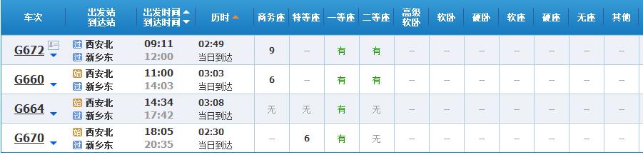 西安到新乡高铁每天多少次-第1张-交通-答答问