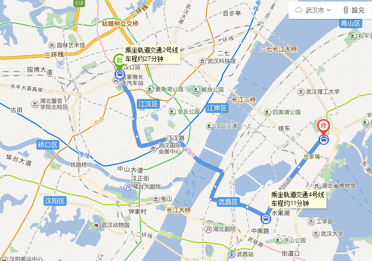 从汉口火车站到铁机路怎么坐公交车，最快需要多久-第1张-交通-答答问