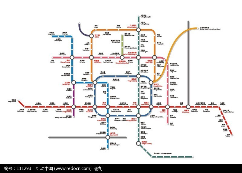 北京地铁图-第1张-交通-答答问