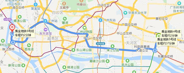 广州车陂去河沙地铁B 出口6号线。坐公交怎样去-第1张-交通-答答问