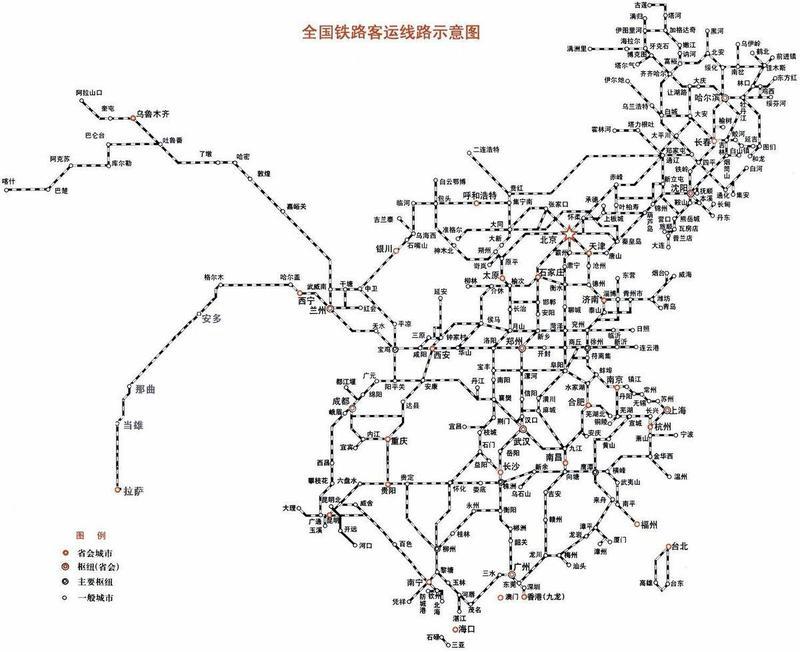 需要一张高清中国铁路地图-第1张-交通-答答问