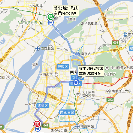从浦口柳洲东路座南京地铁3号线到油坊桥怎样换乘-第1张-交通-答答问