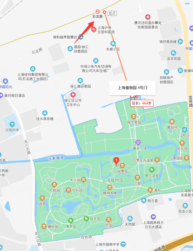 上海植物园地址 地铁-第1张-交通-答答问