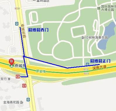 深圳园博园最近的地铁站-第1张-交通-答答问