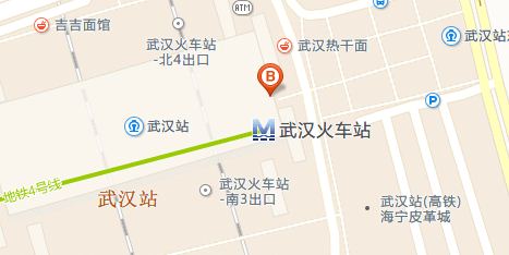 我坐高铁到武汉站，需要从地铁4号线，高铁站离地铁站远吗要不要出站-第1张-交通-答答问