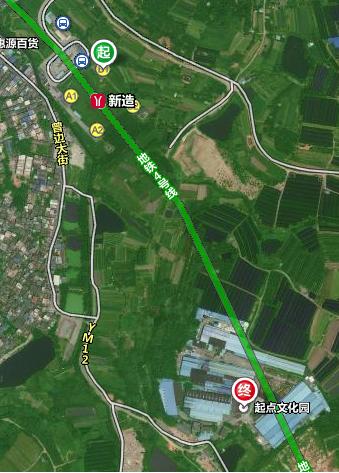 广州新造地铁站怎么去起点文化园 走路怎么去 要多久 A2出口的起点文化园专车求时刻表-第1张-交通-答答问