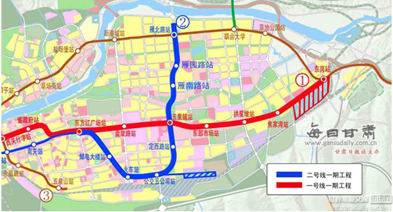 兰州轨道交通1号线的介绍-第1张-交通-答答问