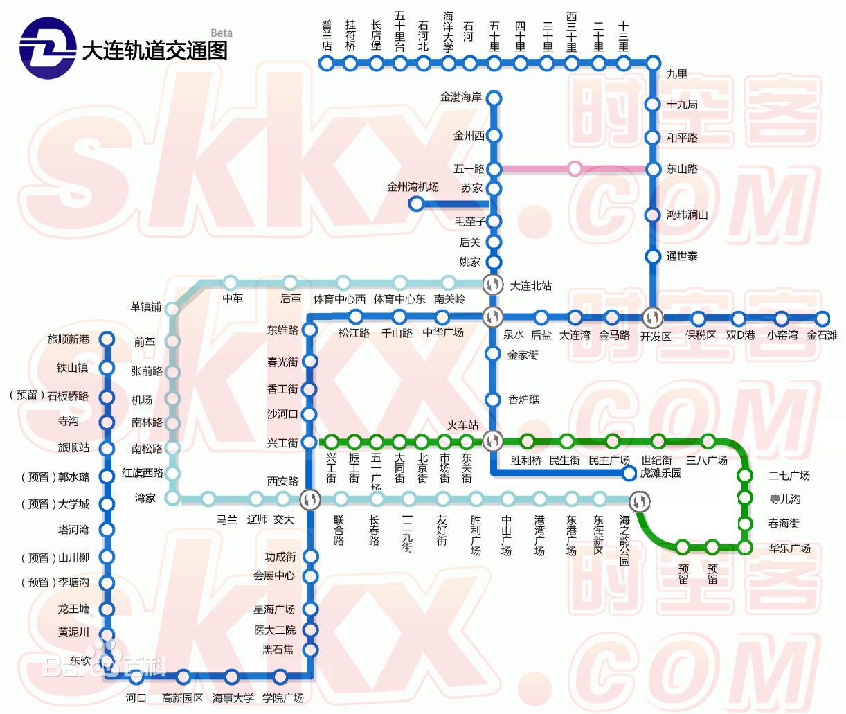 大连地铁二号线的车站-第1张-交通-答答问