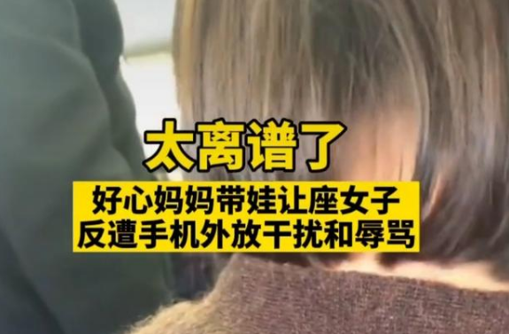 年轻妈妈高铁上好心让座收到了什么回应-第1张-交通-答答问