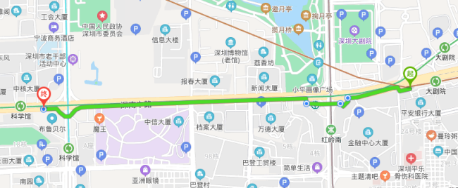 深地铁2号线大剧院站到6号线科学馆站步行有多少米-第1张-交通-答答问