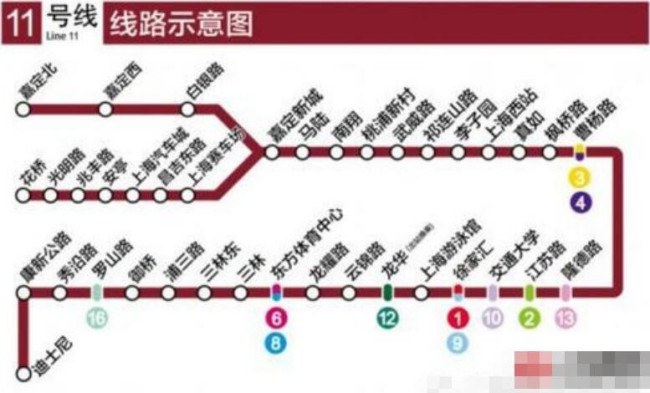 上海地铁11号线能够直达迪士尼吗为什么在11号线的广播说它的终点站是三林-第1张-交通-答答问
